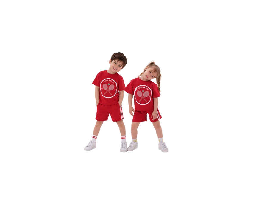 301 The Tennis Club Shorts & Tshirt Set - Image 1