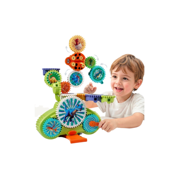 Dinosaur Shaped Gear Toy
