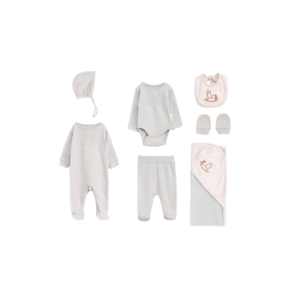 Newborn Hospital Set Pony 7 Pieces Mint Green