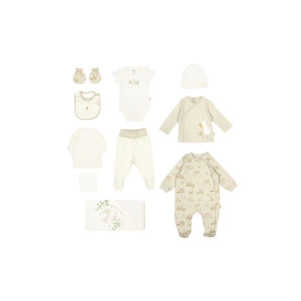 Newborn Set Bunny 10 Pieces 100% Organic Cotton