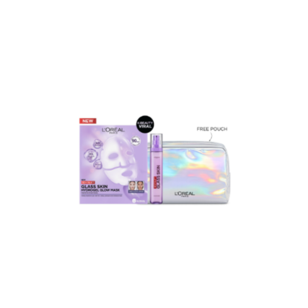Glass Skin Cream & Mask with Free Pouch L’Oreal Paris