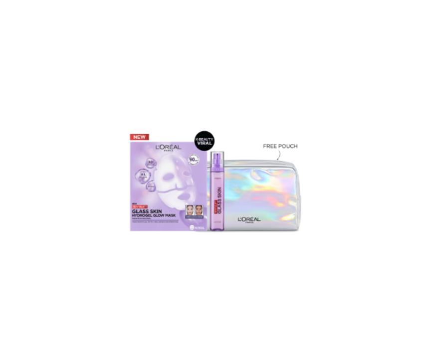 36 Glass Skin Cream & Mask with Free Pouch L’Oreal Paris - Image 1