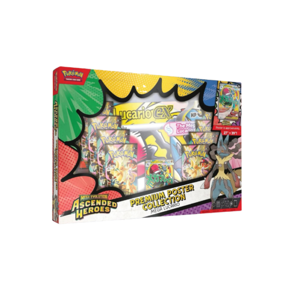 Ascended Heroes Mega Lucario Poster Box