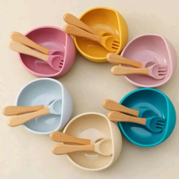 Silicone Suction Bowl - 3 PCS