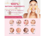 KANZA Exfoliating Cleansing Pads Skin Brightening - Image 