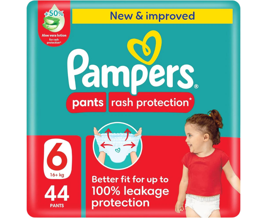 4 Pampers Baby Diaper Pants Leak Protection - Image 1