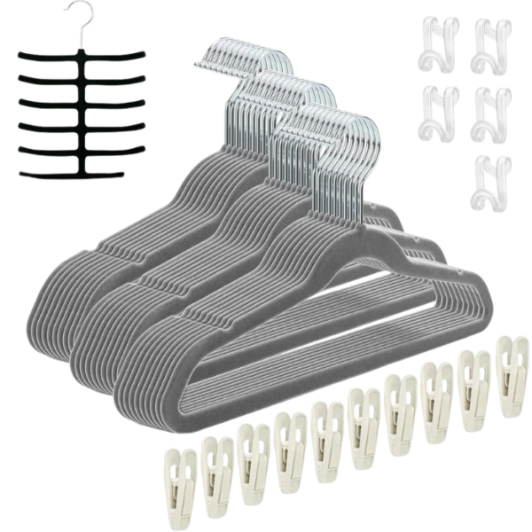 Tycom Clothes Hangers Non Slip Grey