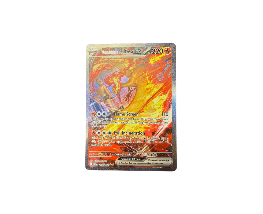 4 Team Rocket Moltres ex SIR Card - Image 1