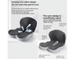 Reenly Back and Seat Cushion Reenly Car Seats Cushion With Lumbar Support - Image 