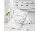 Satin Pillowcase For Hair And Skin White - Image 