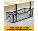 Under Desk Cable Management Box White - Image 