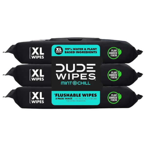 DUDE Flushable Adult Wipes