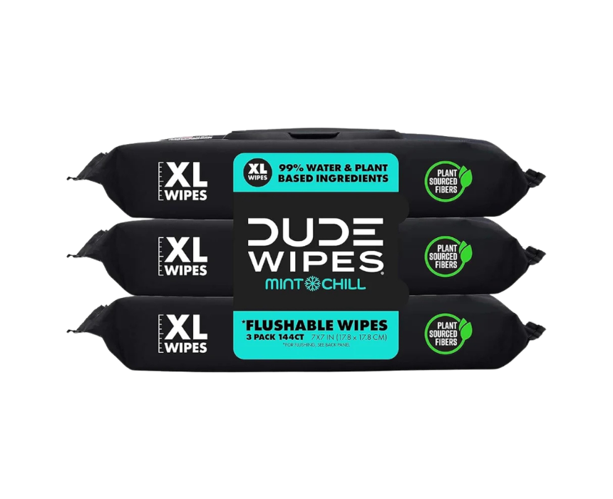 4 DUDE Flushable Adult Wipes - Image 1