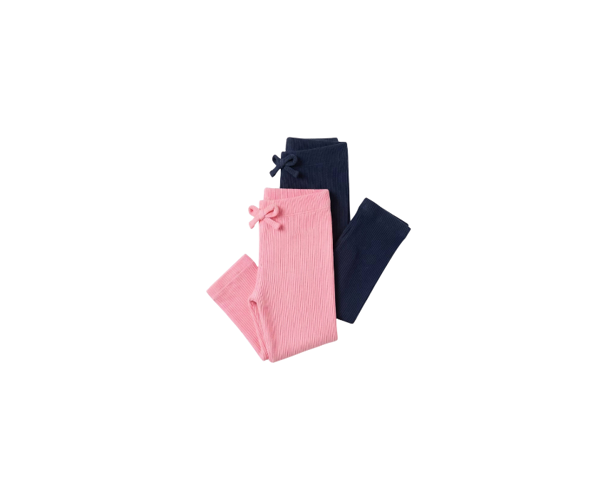 40 Pink & Navy Legging Set - Image 1