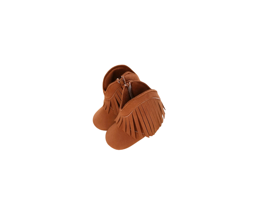 422 Cowboy Style Ankle Boots Brown - Image 1