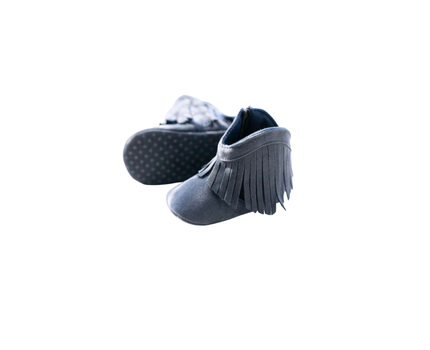 427 Cowboy Style Ankle Boots Navy Blue - Image 1