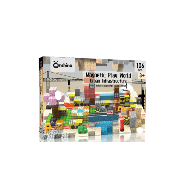 Magnetic Building Blocks Minecraft Urban Infrastructure 106 Peices