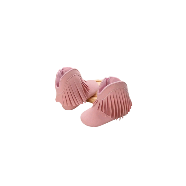 Cowboy Style Ankle Boots Pink