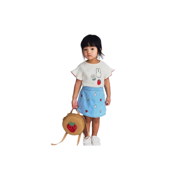 Kitty Denim Skort Set Kids