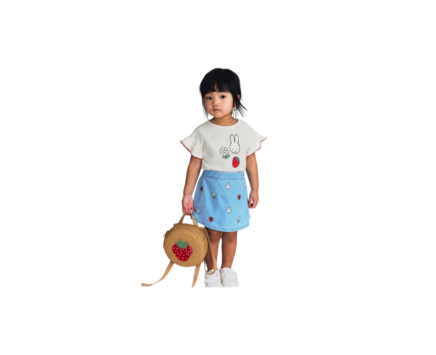 45 Kitty Denim Skort Set Kids - Image 1
