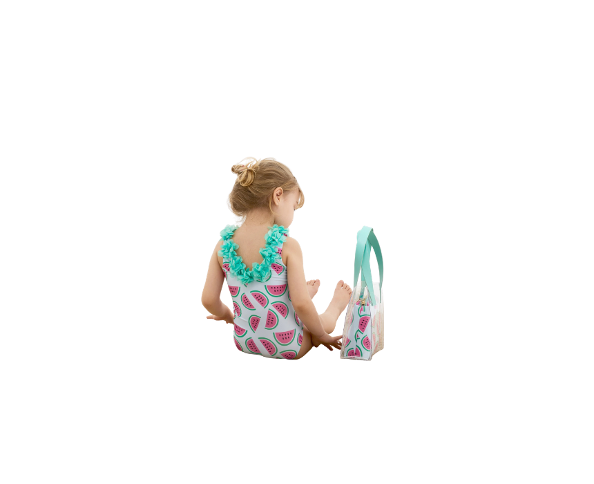 46 Melon Swimsuit Kids + Bag - Image 1