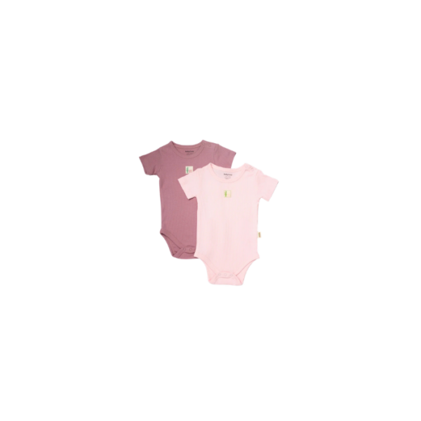 2 Pieces Short Sleeve Body Purple Pink