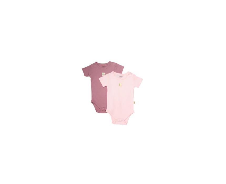 466 2 Pieces Short Sleeve Body Purple Pink - Image 1