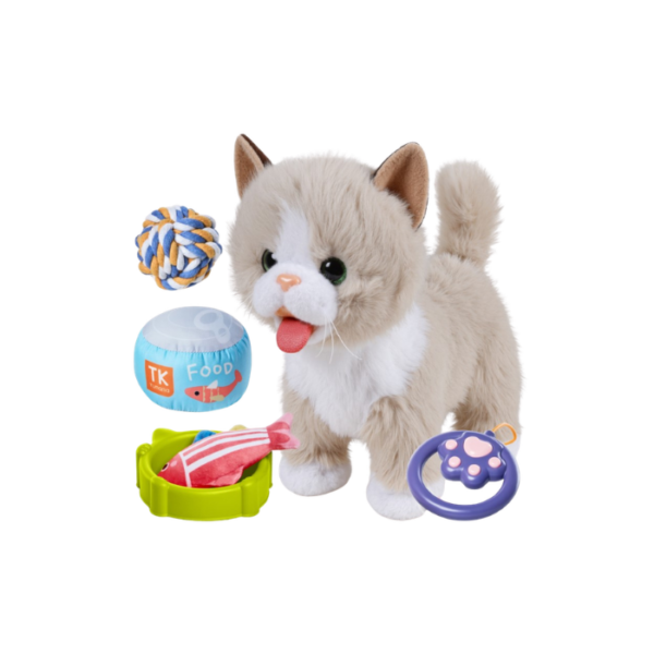 Lilly Cat Realistic Interactive Toy that Walks and Meows