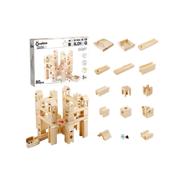 Wood Marble Building