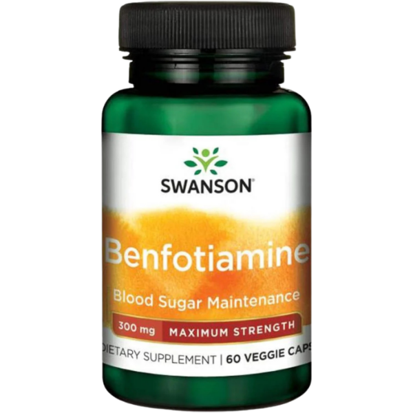 Benfotiamine Supplement Capsules Swanson