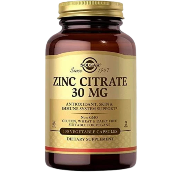 Solgar Zinc Citrate Capsules