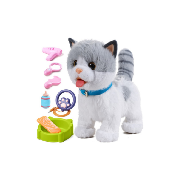 Bella Cat Realistic Interactive Toy that Walks and Meows