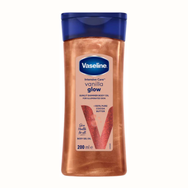 Vaseline Vanilla Glow Sunlit Shimmer Body Gel Oil