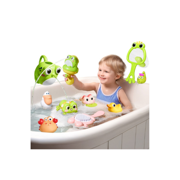 Baby Frog Bath Set