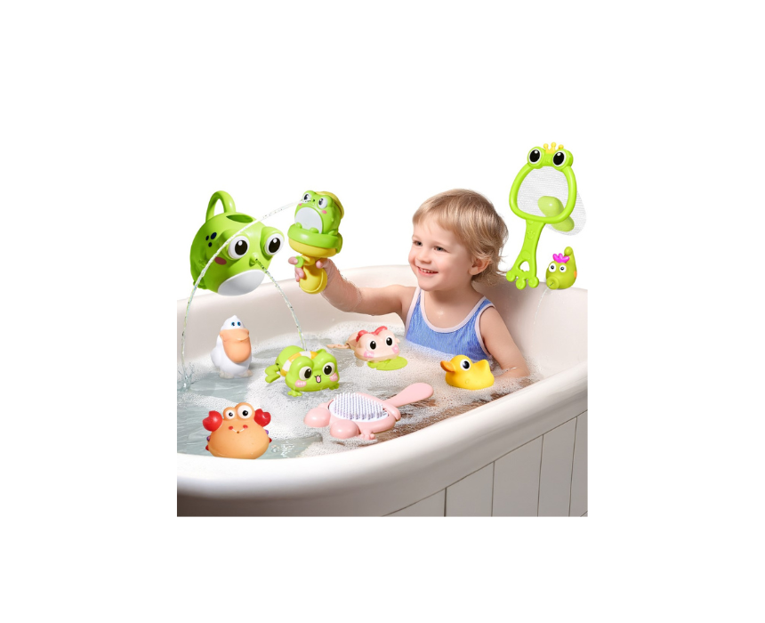 58 Baby Frog Bath Set - Image 1