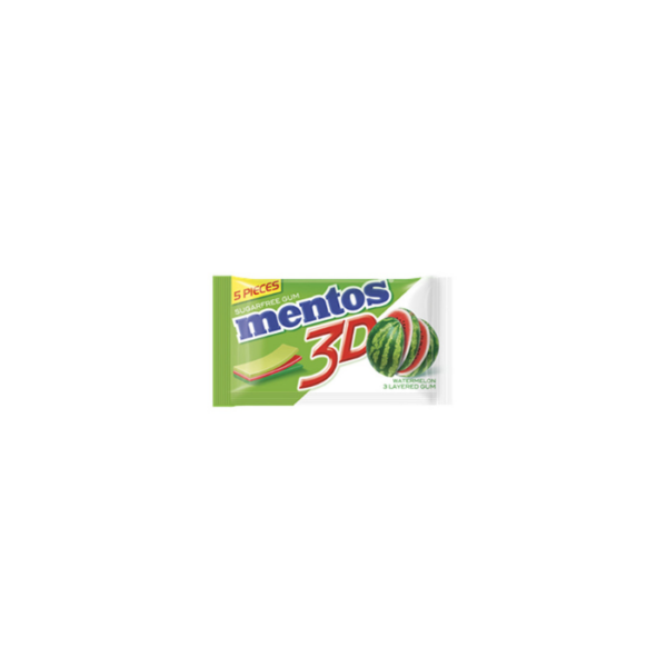 Gum 3D Watermelon Mentos