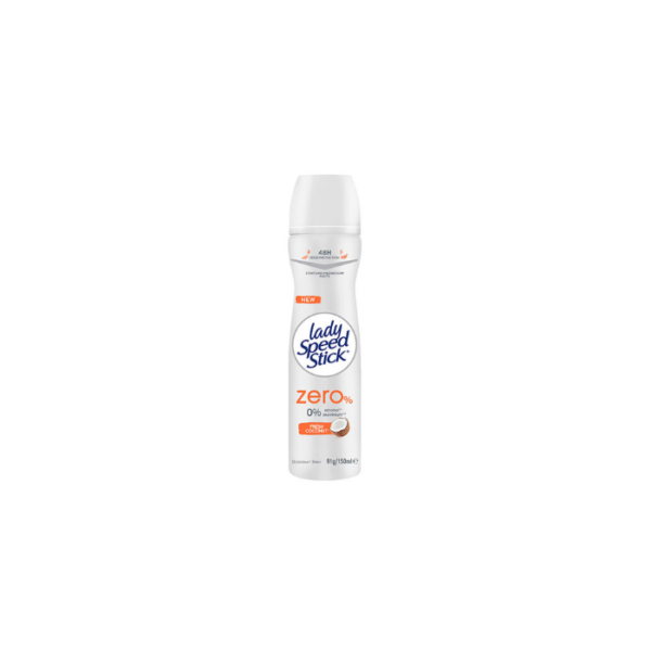 Deo Spray Zero Alcohol Fresh Coconut Lady Speed Stick