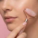 Rose Quartz Roller & Gua Sha Set - Image 