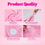 Microfiber Hair Towel - Image 