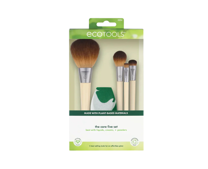 6 ECT EcoTools Ecotools Best Basic Kit Essential Makeup Brush And Care Kit - Image 1