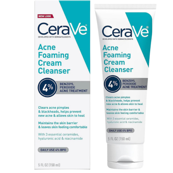 CeraVe Acne Foaming Cream Cleanser