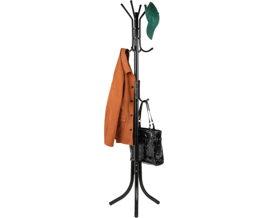 6 Standing Metal Coat Rack - Image 1