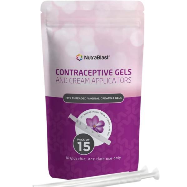 NutraBlast Disposable Vaginal Contraceptive Gels And Cream Applicators