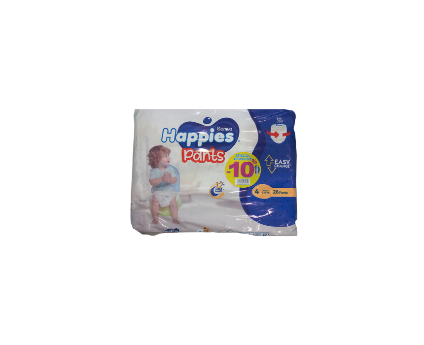 609 Pants Diapers Size 4 Happies - Image 1