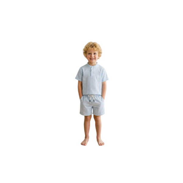 Baby Blue Knitted Set Kids