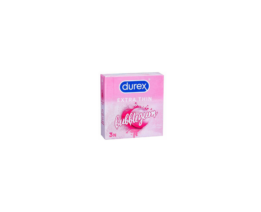 636 Condoms Extra Thin Bubblegum Durex - Image 1