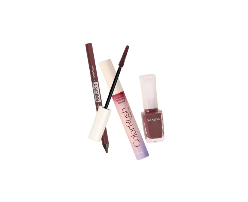 64 Samoa Burgundy Makeup Set - Image 1