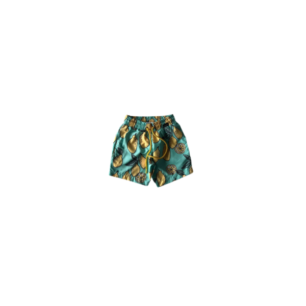 Boy Mediterranean Lemon Swim Shorts