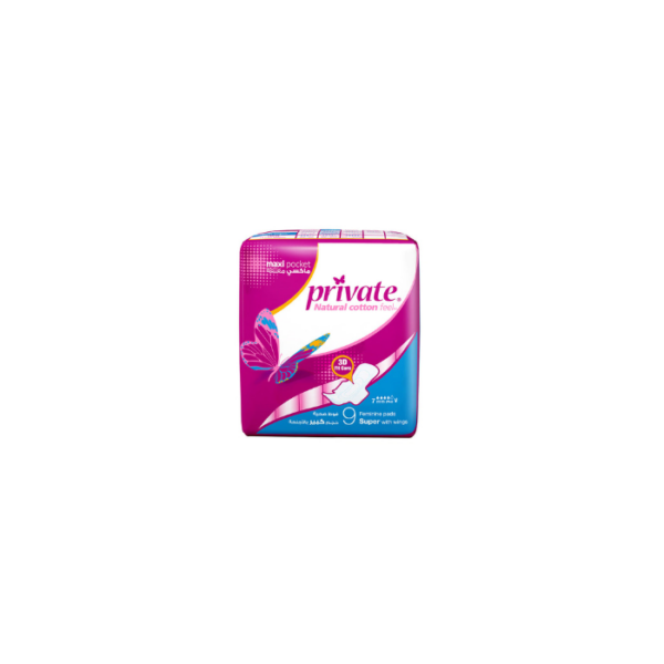 Pads Maxi Pocket Super Private 9pcs