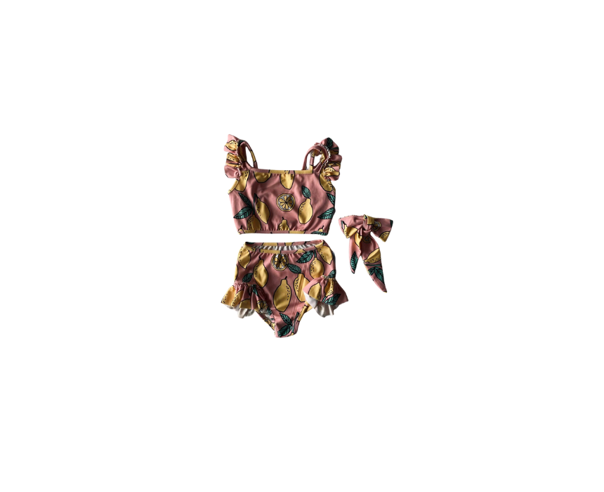 67 Mediterranean Lemon Swim Set Kids - Image 1
